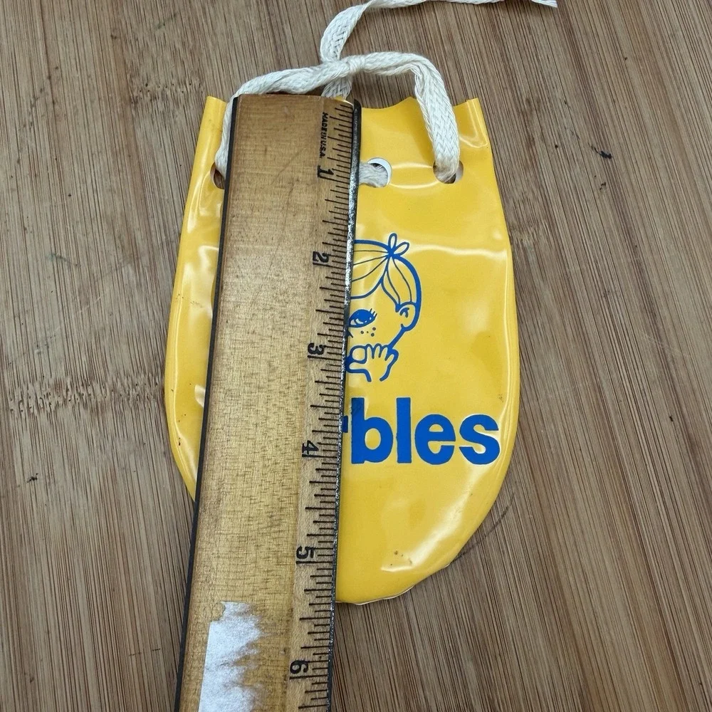 VTG  Playtime Marbles Pouch Yellow‎ Bag